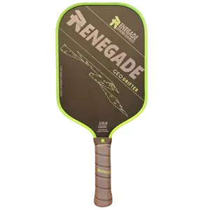 Renegade Pickleball Geo Drifter  Professional t700 Pickleball Paddle For Spin Lime Green