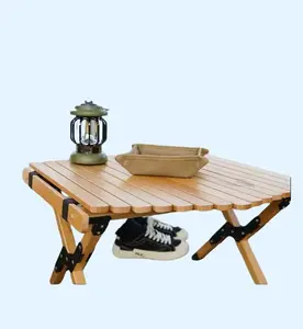 Foldable Camping Storage Tray Organizer, Portable Collapsible Storage Box, Lightweight Durable Waterproof Square Tray for Camping Gear, Travel, Picnic, Outdoor, RV Essentials