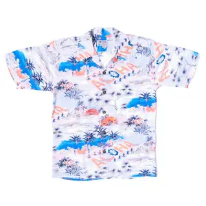 Aloha Shirts | Hawaii White - for Women & Men | Lightweight & Breathable Summer Beach Shirt for Casual & Vacation Style | Luau Party, Resort Wear & Everyday Streetwear | Perfect Gift for Him