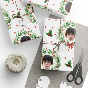 Maddoxx Bats0nn Wrapping Papers, Christmas Gift Wrap, Vintage Gift Wrap, Xmas Decor Paper