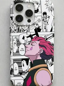 Anime Killua Hunt3r X Hunt3r Silicone Phone CaseGift For FansGifts for anime lovers For iPhone 17 Pro Max 16 15 14 13 12 11 X Plus Air For Samsung S21 S22 S23 S24 S25 S26