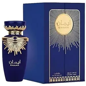 Lattafa Perfumes | Emaan - 3.4 Oz - Unisex Eau de Parfum - Spicy-oriental Scent - White Floral Scent