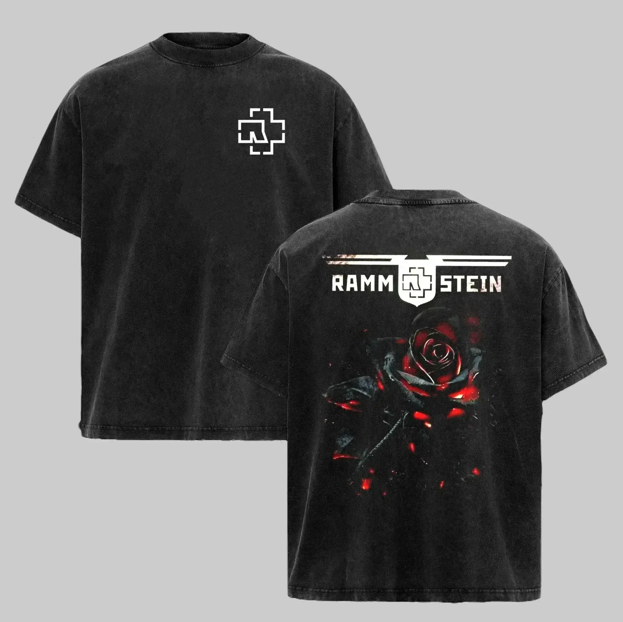 Vintage T-shirt Autentyk Rammstein , Gift for band fans, Men's and women's round neck cotton casual T-shirt, Beautiful graphic T-shirt Top Womenswear Breathable Everyday