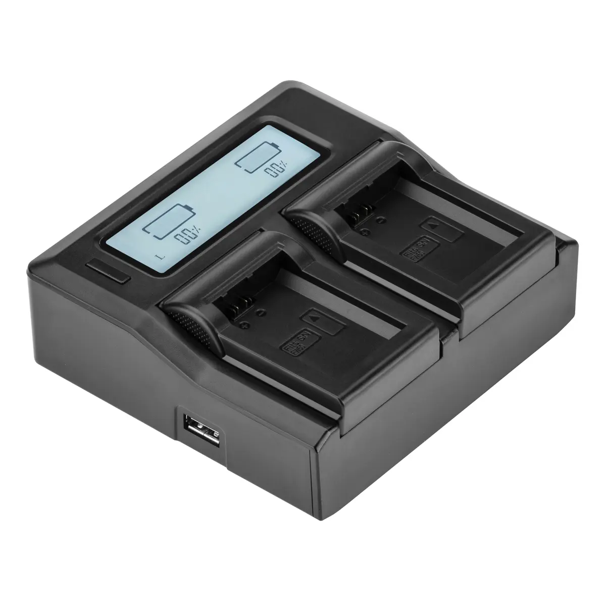 Green Extreme Dual Smart Camera Charger with LCD Screen, Port, for Sony NP-FW50 Camera Charging Accessories