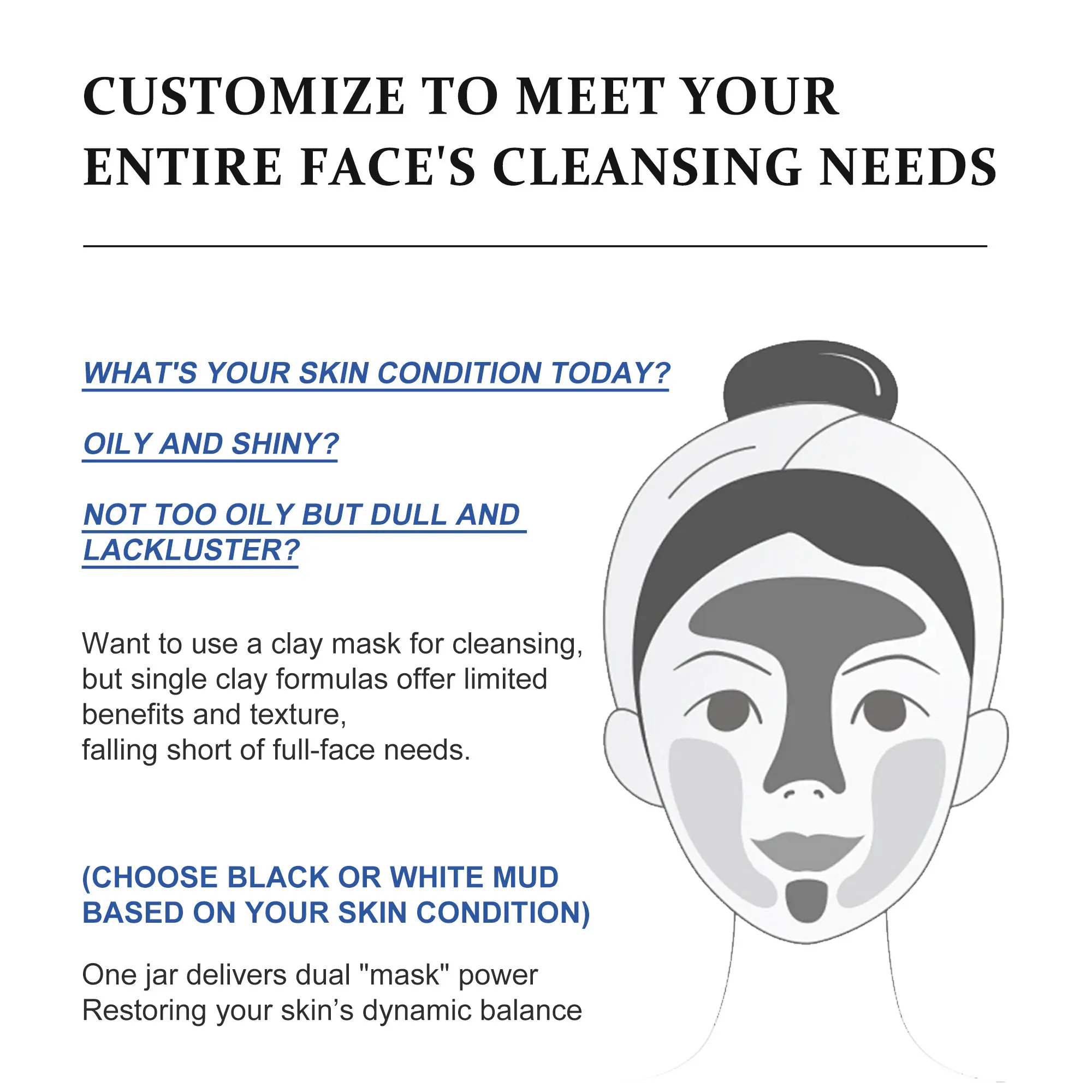 【三波様】ルージュエッセンスOR113、RD201、PK278、RS279 YCZ Purifying Two-Color Cleansing Mud Mask - Dual Clay Face Mask