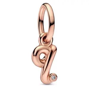 Pandora Letter Q Script Alphabet Dangle Charm 782476C01