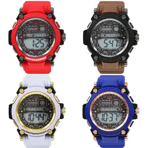 54mm Men's Military Alarm Army Sport Water Resistant Women Digital Quartz Watch Analog Vintage