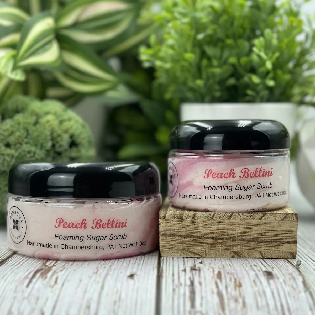 Peach Bellini Foaming Sugar Scrub