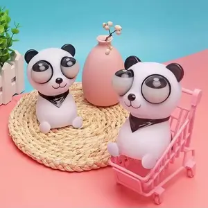 The same style as Brother Dao Le, a funny and stress-relieving artifact. Creatively funny design. An eye-catching panda squeezing stress reliever for fun interaction.