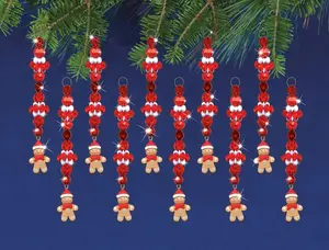 Gingerbread Drops Beaded Ornament Kit
