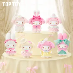TOPTOY Melo Sweet Dream Lady House Series Plush Charm Blind Box, Cute Cartoon Stuffed Doll Pendant Ornament, Lovely Collectible Figure for Bag Decoration Desktop Display, Soft Plush Material, Random Style Surprise Box, Perfect Gift for Girls Fans