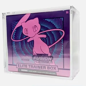 Stackable Acrylic Display Case, Compatible with Etb High-Quality Rectangular Storage Box, Magnetic Closure Design, Transparent Durable Organizer