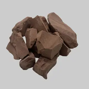 100% Natural  Edible Pink Kaolin Clay Lump & Chunks, Zero Additive, Hard Texture Mild Sticky When Wet - 200g(7oz)