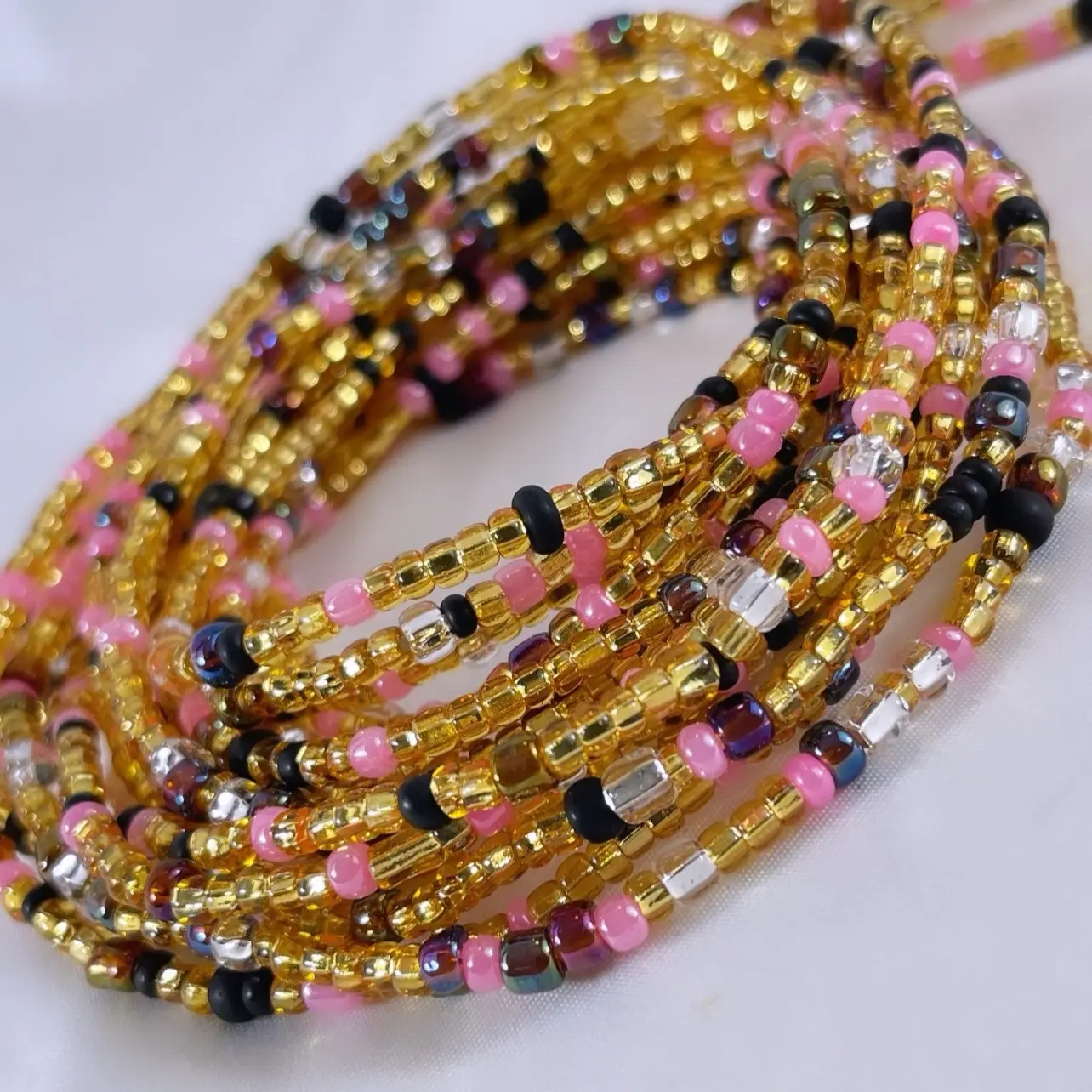Savannah Handcrafted Waist Bead - Tie On Strand