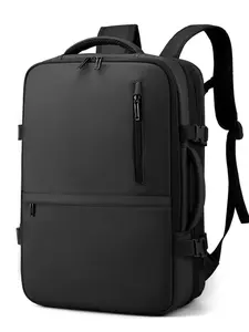 Expandable Travel Backpack, 180° Opening Design, Perfect Fit for Laptops, Ideal for Business & Leisure Use, Durable Material Construction