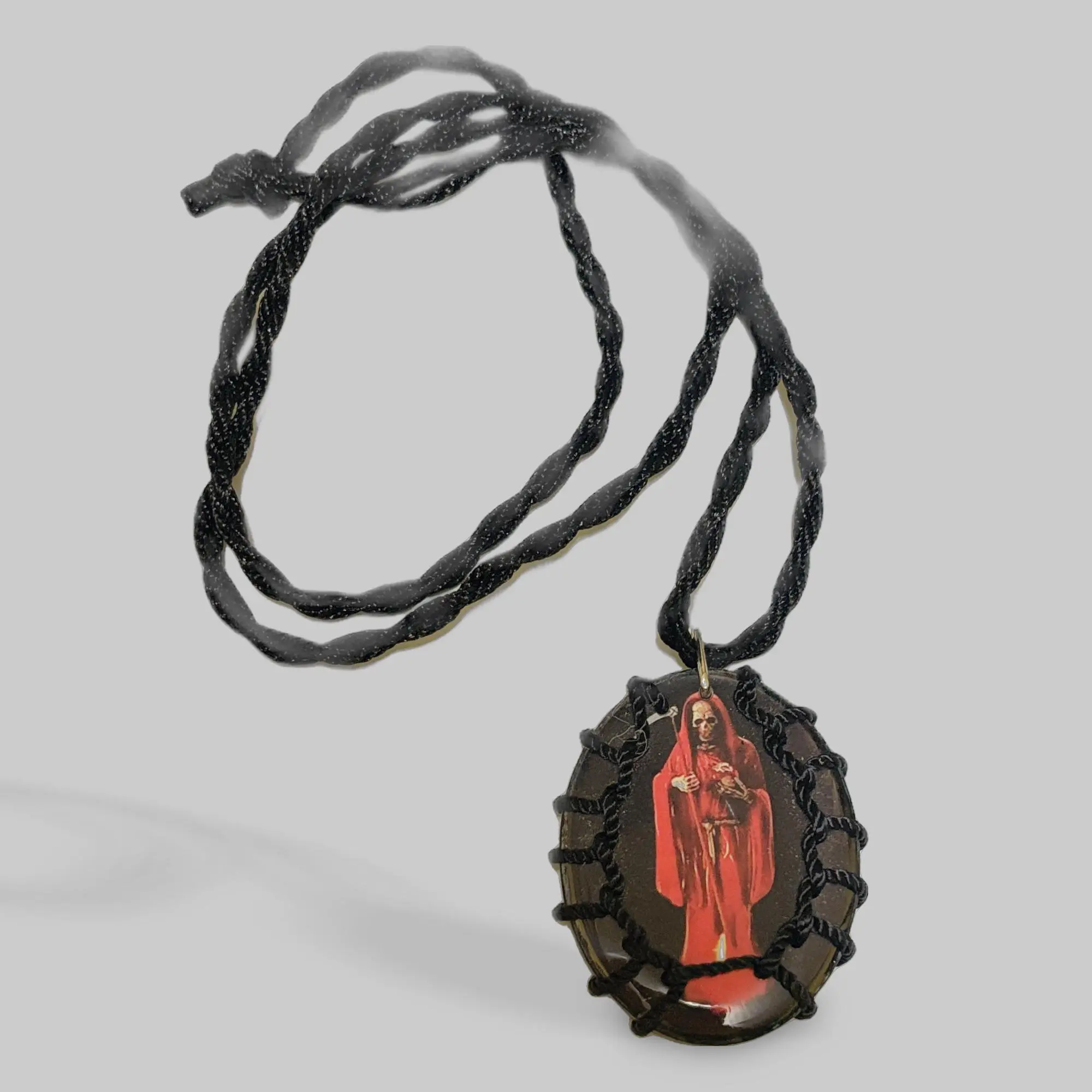 Santa Muerte Escapulario black, Healing, Cloth Santa Muerte Escapulario black, Healing, Cloth