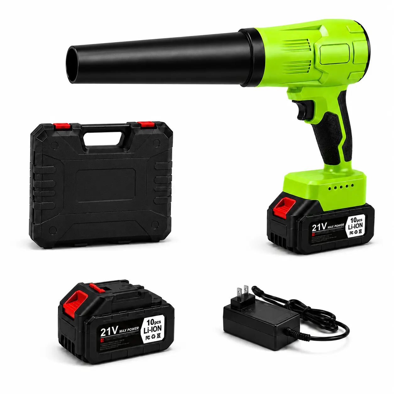 Handheld Brushless Motor Cordless Jet Blower for Car Cleaning & Dust Removal, 21V Power, Yard Cleanup Portable Handheld Blower High Speed Blower Super Power Blower Lithium Battery Blower Super Power Blower Lithium Battery Blower