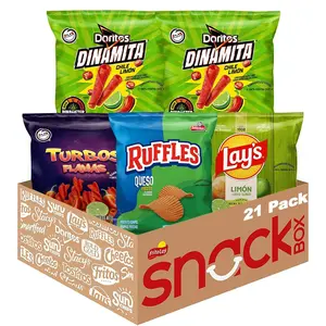 Frito-Lay Sabritas Variety Pack, 21 Count Assorted Chips & Snacks Multipack, Single-Serve Bags for Lunches, School, Office, Parties & On-the-Go