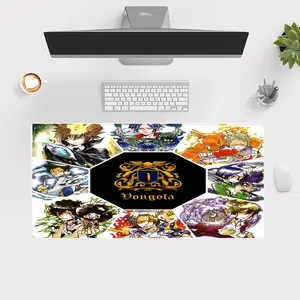 HITMAN REBORN! designed mouse pad is suitable for office computer and home use, simple design shows the atmosphere, Independence Day Valentine's Day gift is good, fit the desktop to improve the use experience and aesthetics.