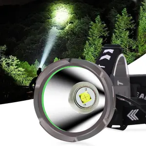 Rechargeable Headlamp Flashlight Super Bright Headlamps for Long Distance, USB Charging for Your Devices, Perfect for Outdoor Fishing, Camping, Hiking, Emergency Searching, Exploring