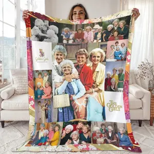 Golden Girls Fleece Blanket, Vintage Movies Blanket Blanche Devereaux Sophia Petrillo Dorothy Zbornak Golden Girls Throw Blanket,Christmas Gifts Birthday Gifts