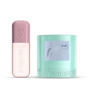 Steamy Release Relax + Refresh Duo - 3oz Soft Wood Travel Mist + 8.5oz Spa Water Candle