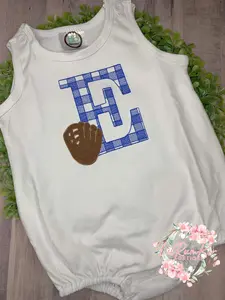 Baseball Catchers Mitt Romper