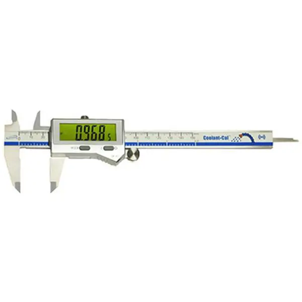 iGaging Coolant-Cal Electronic Digital Calipers, 0-6"/0-150mm Range, 3V CR2032 Battery, IP67 Rated Water/Dust Resistant, Digital Display, Auto Power Off, High Accuracy Hand Measuring Tool