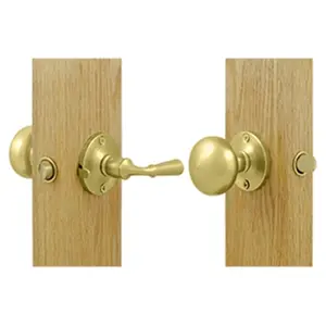 Deltana SDL980U3 Storm Door Latch with Round Tubular Lock- Bright