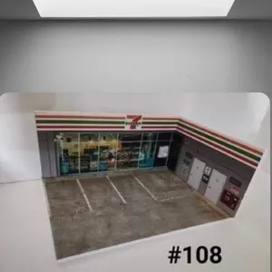 7-11 diorama