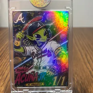 Ronald Acuna Jr Custom 1/1 - Alien Edition