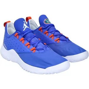 Florida Gators Team-Issued Blue Jordan Proto-Lyte Turf Shoes from the 2020 NCAA Season - Size 17
