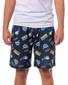 South Park Pajamas Men's Eric Cartman Respect My Authority PJ Shorts Lounge Bottoms