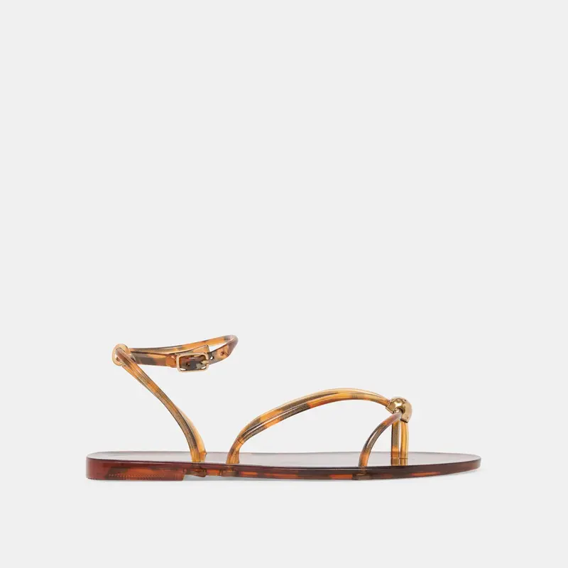 indigo soul Brown Strappy Buckle Slide Sandals Indigo | Shoes | Indigo Womens Light Brown Strappy Sandals  main image 4