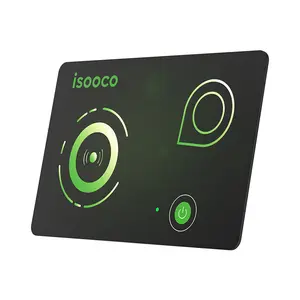 ISOOCO Wireless Recharge IS2403 Findmy MFI Certified Wallet Tracker for Vehicles Bluetooth Item Finder Gps Locator IP67 Waterproof No SIM Card Needed for Apple iPad 15 16 17 Findmy App