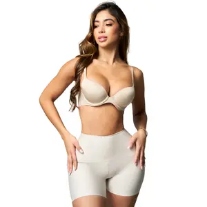 Salome High Waisted Shorts 0879 2 Pack | Butt Lifting Tummy Control Shaper Short