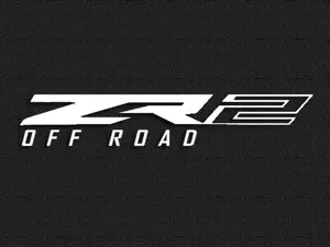 ZR2 OFF ROAD Vinyl Decal - Set of 2 stickers car