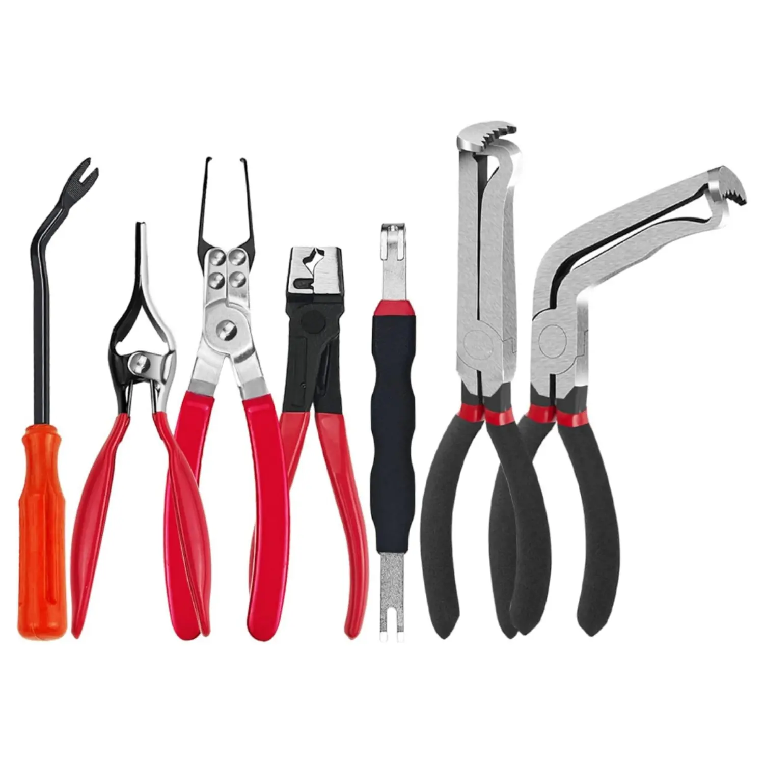 7Pcs Electrical Disconnect Pliers, Electrical Disconnect Pliers for Cars, Connector Removal Tool for Push Tab Style Plugs - Home Improvement., Emergency, Car Models, Fuel Injectors, 1 Pair Of Relay Puller Pliers