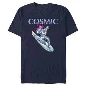 Mens Marvel: Fantastic Four Silver Surfer Power Cosmic T Shirt