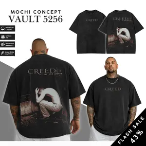 [Sale Up To 43%] Retro CREED My Own Prison Wash Hoodie, Rock Music Lover Shirt, Vintage Band Shirts Casual Comfort Cotton Fabric Fit Top , Top Men's and Women's Clothing