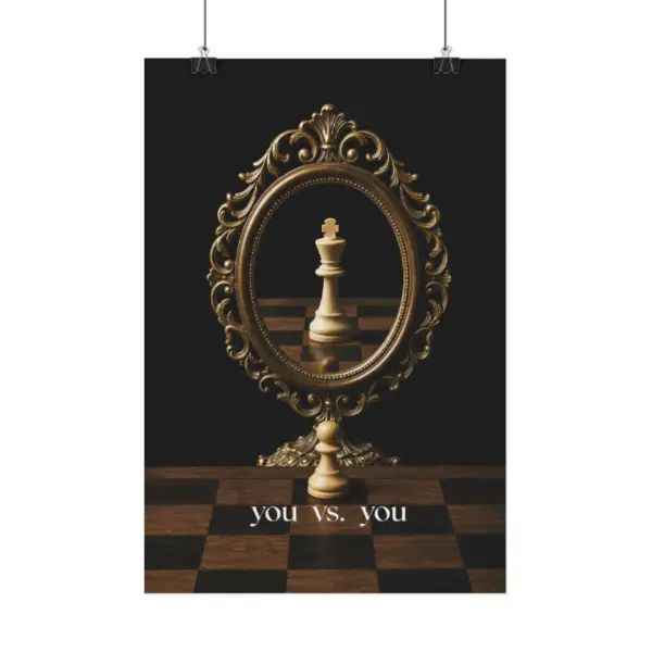 Chess Motivation Poster |   Wealth & Money Inspiration | Luxury Wall Art Home Decor Room Decorations