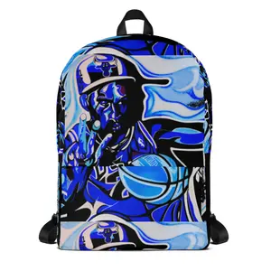 NsArt- MJ 23peat Blue Backpack
