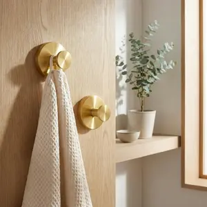 2 Units Suction Cup Hooks christmas gift Bathroom Accessories home essentials for Shower Bathroom Kitchen,  Wood Door, Glass Door, Mirror, Tile – Loofah, Towel, Coat, Bath Robe Hook Holder for Hanging up to 15 lbs with  Waterproof