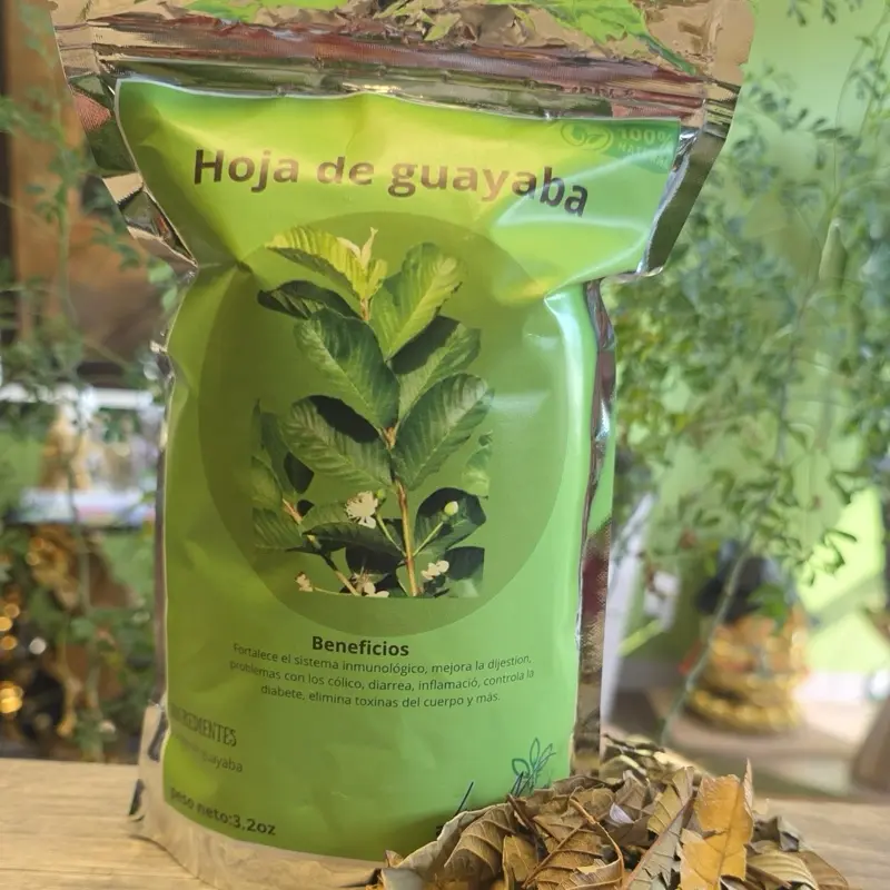 Hoja de guayaba suplemento natural. té de hoja de guayaba, beneficios para el sistema inmunológico, información, digestión y más.
