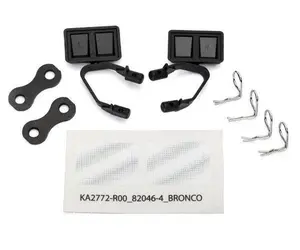 Traxxas 8073 side Mirrors black (2) TRX-4 Ford Bronco