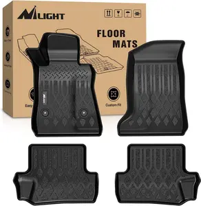 Nilight TPE Floor Mats for Chevy Chevrolet Camaro 2016 2017 2018 2019 2020 2021 2022 2023 2024 All Weather Custom Fit Heavy Duty Floor Liners Car Interior Kit Car Interior Accessory weatherproof