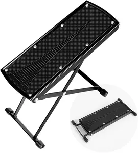 Foldable 6-Position Height Adjustable Pedicure & Manicure Foot Rest, Non-Slip Rubber Foot Stool for Comfortable   Care, Easy Toenail Trimming &  Art Foot Stool