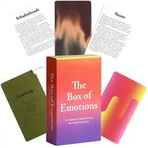 Emotional Decoding Cards, 80 Oracle Tarot Cards, Emotional Healing & Self-Reflection, Ideal Holiday Gift, Inner Peace & Spiritual Clarity
