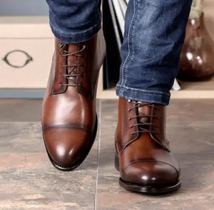 Brown Box Jumper Boot