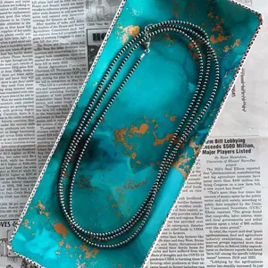 60” 3mm Navajo Pearls